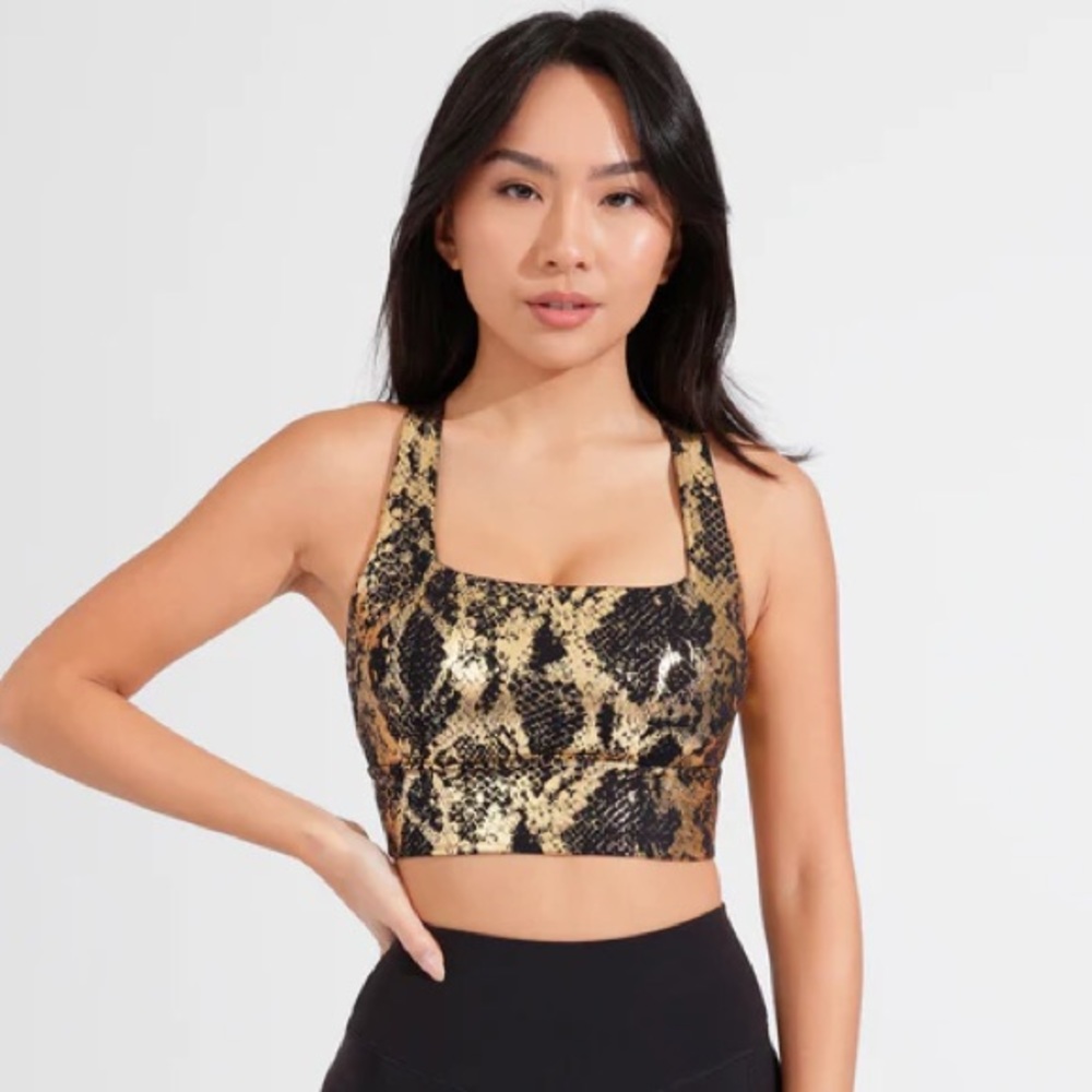 Buffbunny Revolution Sports Bra V2 - Black/Gold Viper
